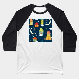 Good evening pattern Baseball T-Shirt